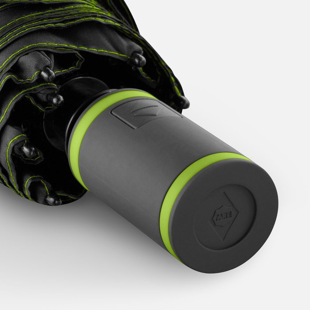 Зонт складной AOC Mini с цветными спицами, зеленое яблоко / Миниатюра WWW (1000)