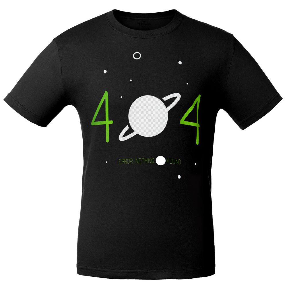 Футболка Nothing Found, черная / Миниатюра WWW (1000)
