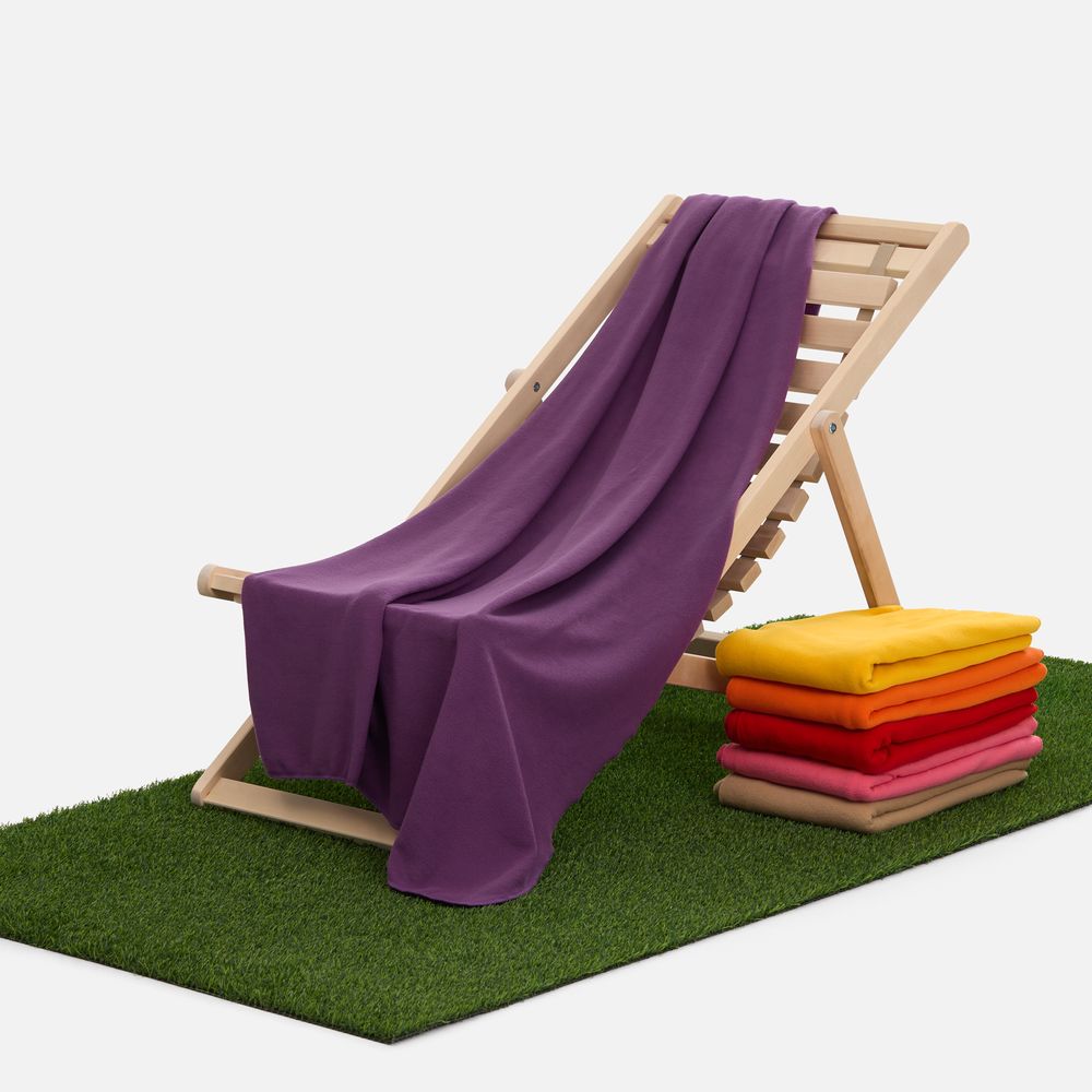 Флисовый плед Warm&Peace, фиолетовый / Миниатюра WWW (1000)