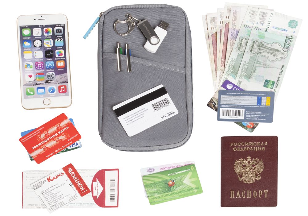 Органайзер для путешествий Dundee, серый / Миниатюра WWW (1000)