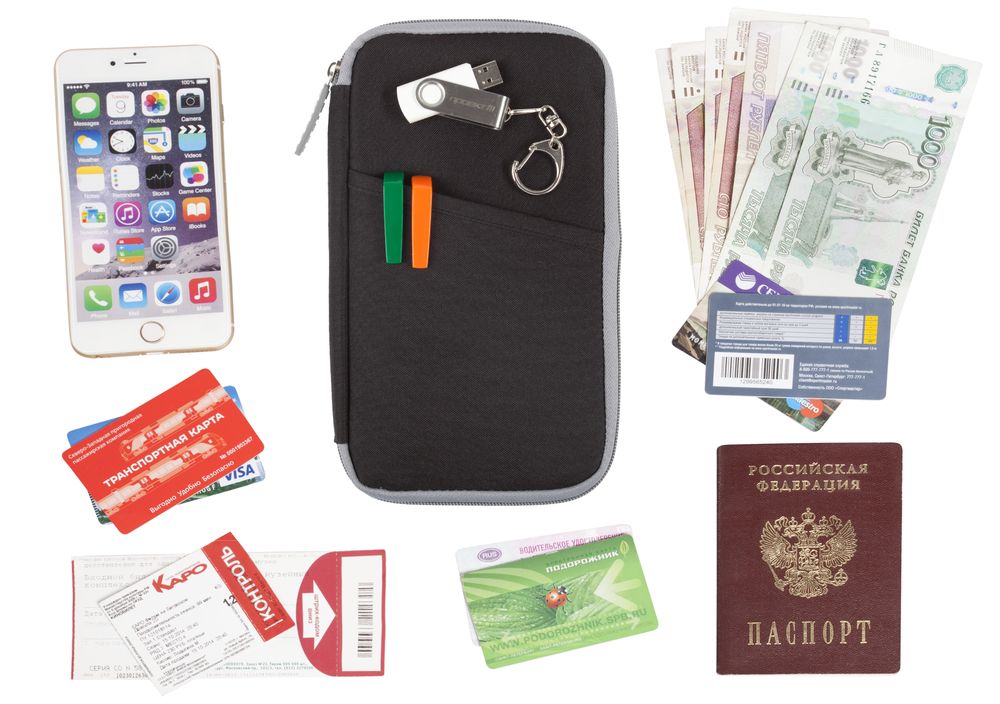 Органайзер для путешествий Dundee, черный / Миниатюра WWW (1000)