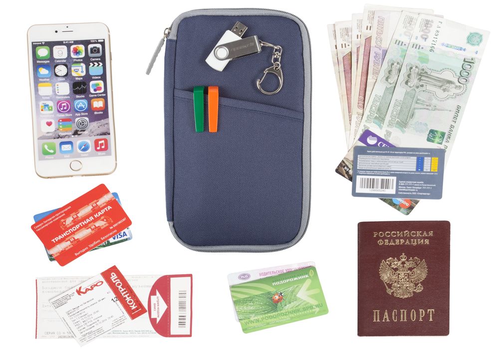 Органайзер для путешествий Dundee, темно-синий / Миниатюра WWW (1000)