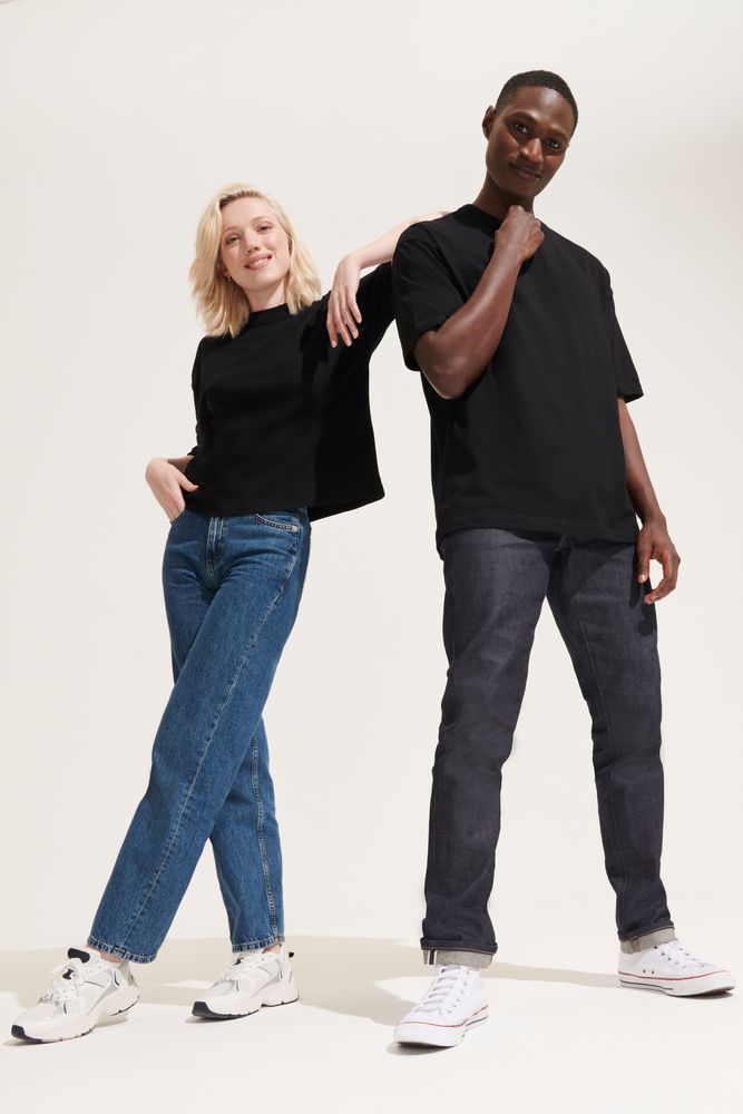 Футболка оверсайз женская Boxy Women, черная / Миниатюра WWW (1000)