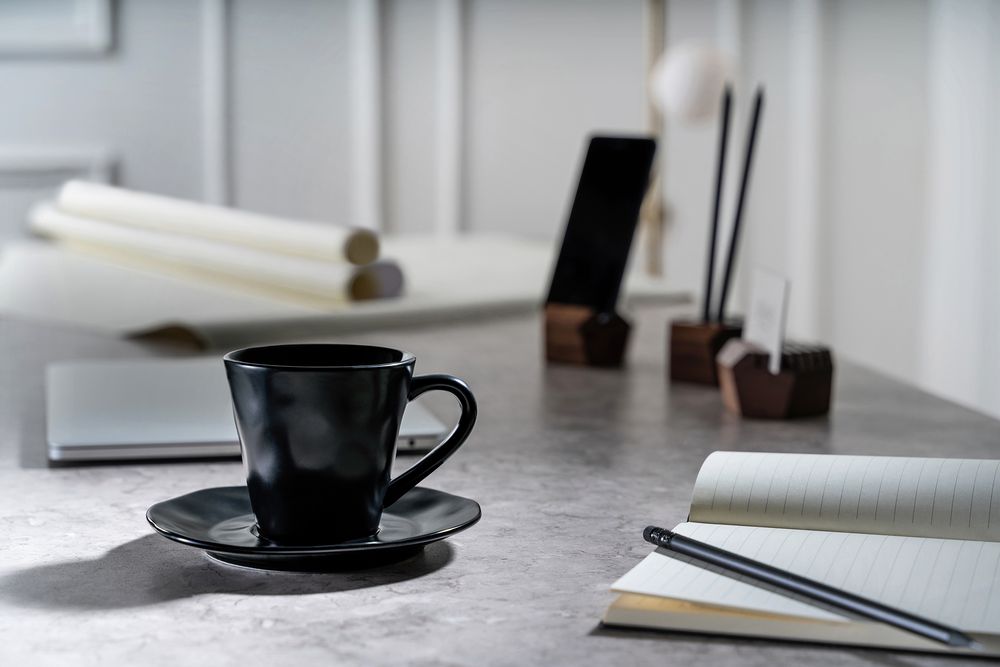 Кофейная пара Dark Fluid, черная / Миниатюра WWW (1000)