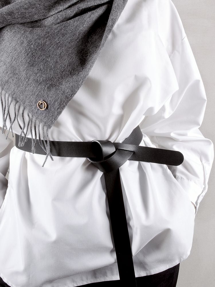 Ремень Romance, черный / Миниатюра WWW (1000)