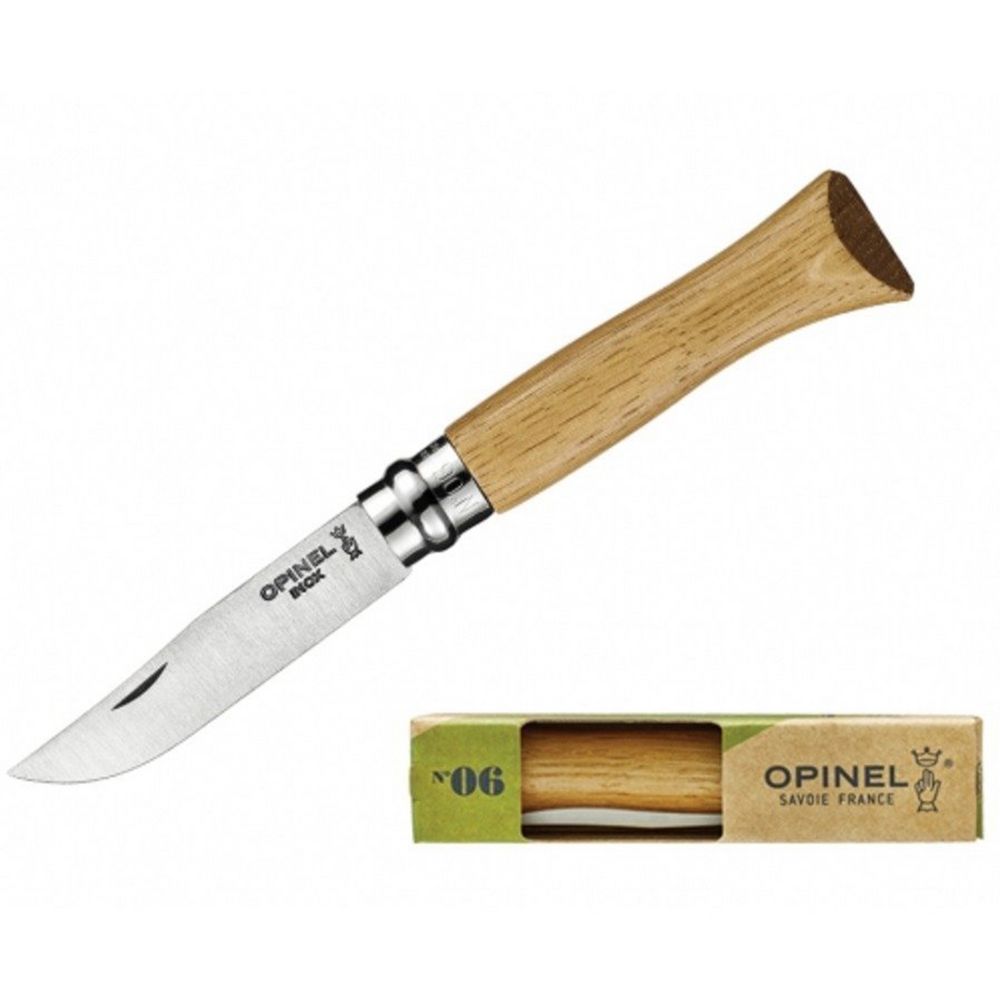Нож Opinel No 6, дуб / Миниатюра WWW (1000)