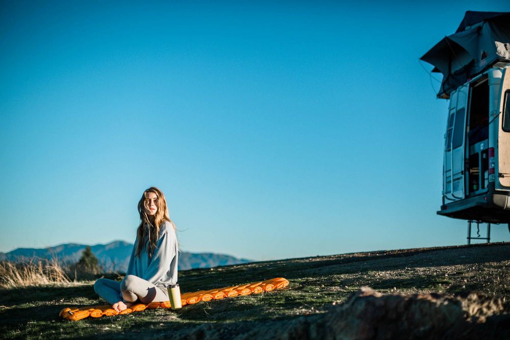 Надувной коврик Insulated Static V Lite, оранжевый / Миниатюра WWW (1000)