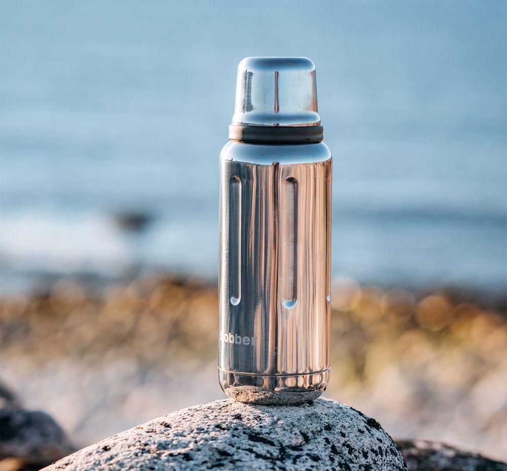 Термос Flask 1000, вакуумный, стальной зеркальный / Миниатюра WWW (1000)