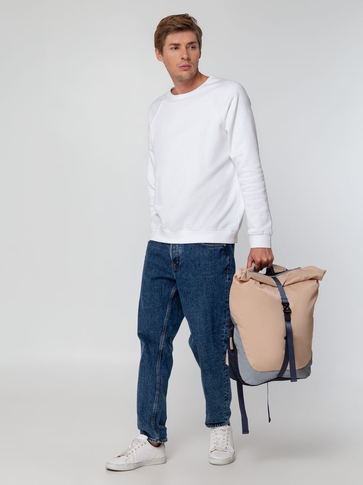 Рюкзак coolStuff Plus, бежевый c темно-синим / Миниатюра WWW (1000)