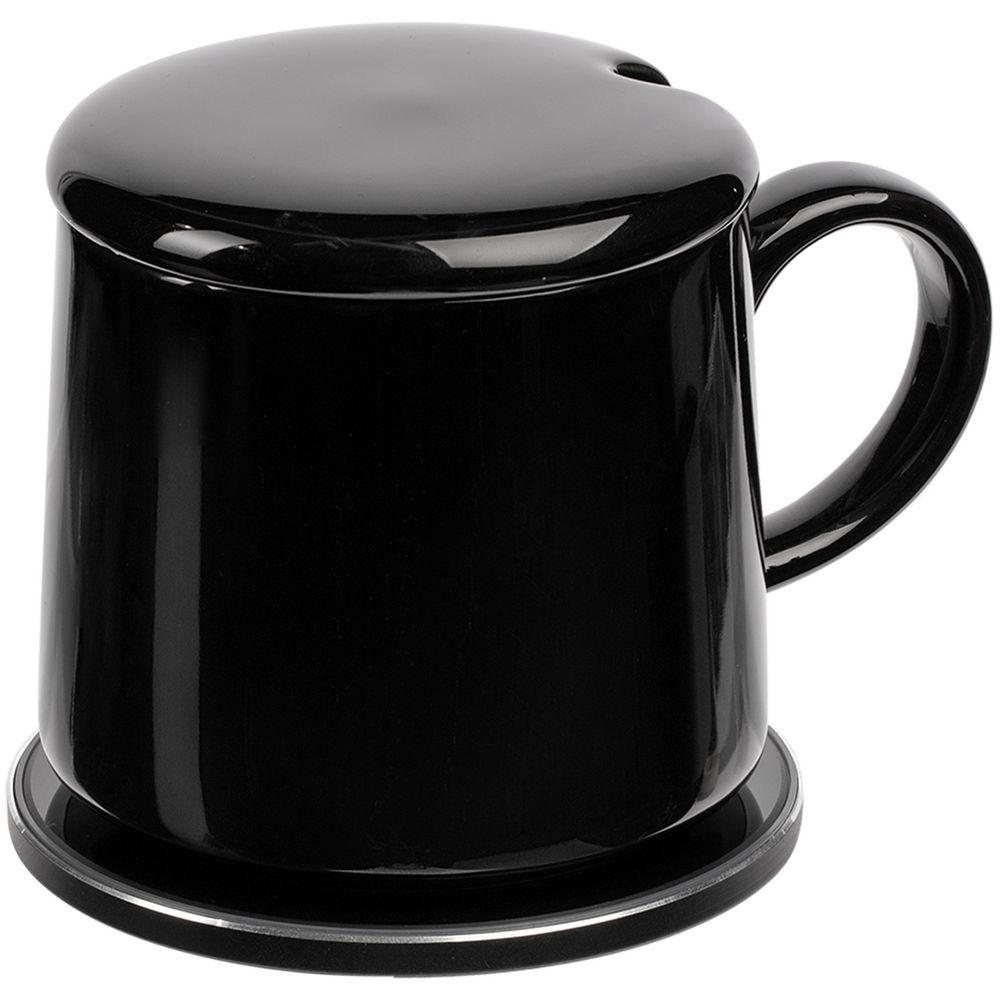 Кружка с подогревом и беспроводной зарядкой Dual Base ver. 2.0, черная / Миниатюра WWW (1000)