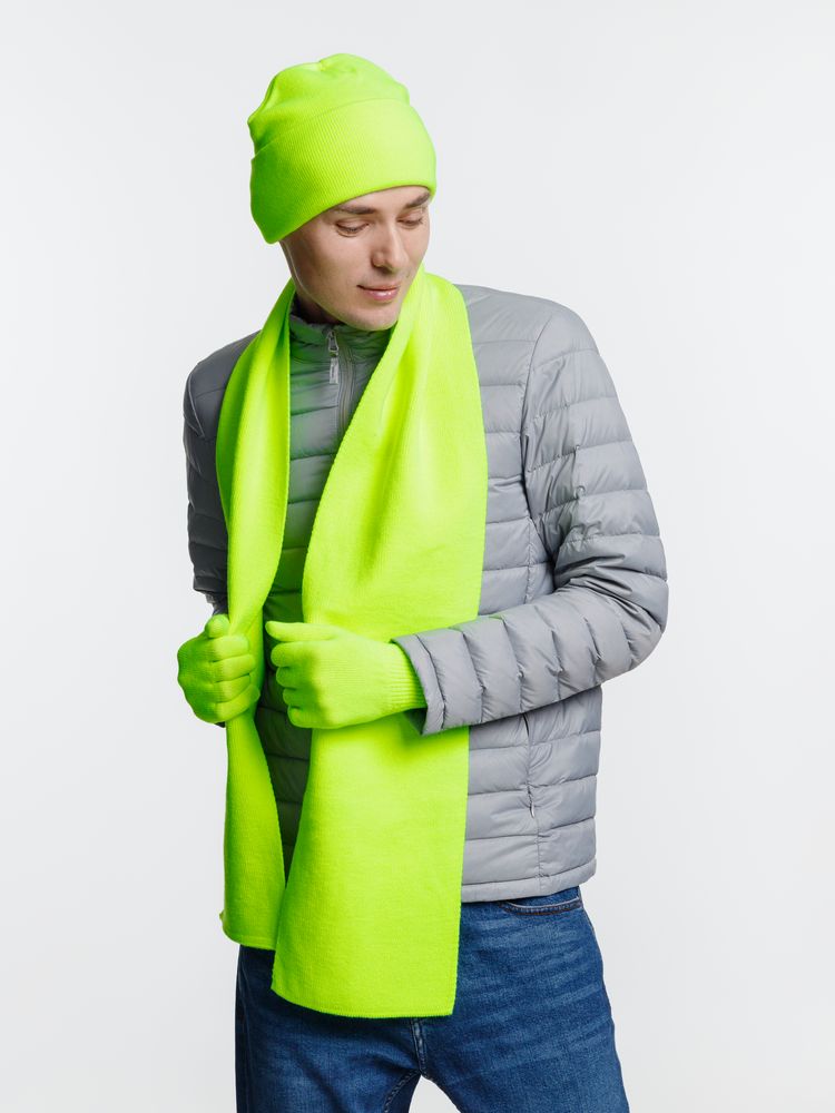 Шарф Urban Flow, салатовый неон / Миниатюра WWW (1000)