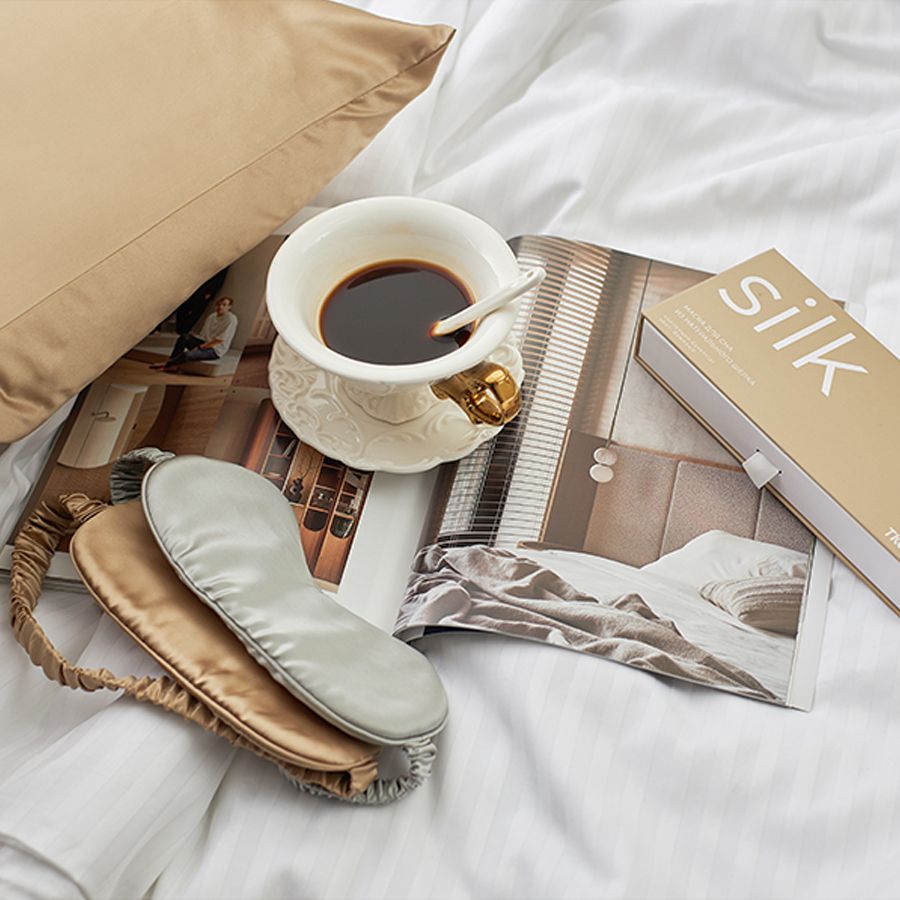 Маска для сна Essential, бежевая / Миниатюра имиджевого (1000)