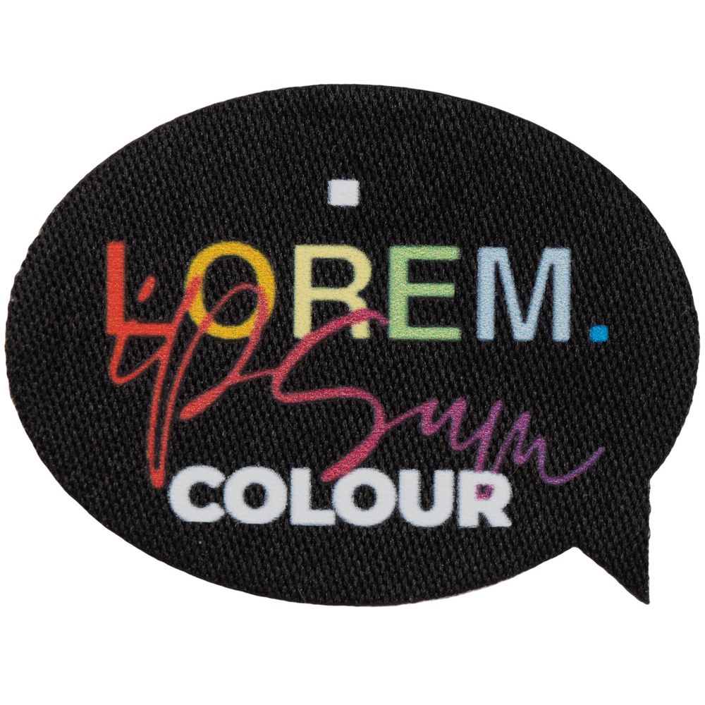 Наклейка тканевая Lunga Bubble, M, черная / Миниатюра WWW (1000)