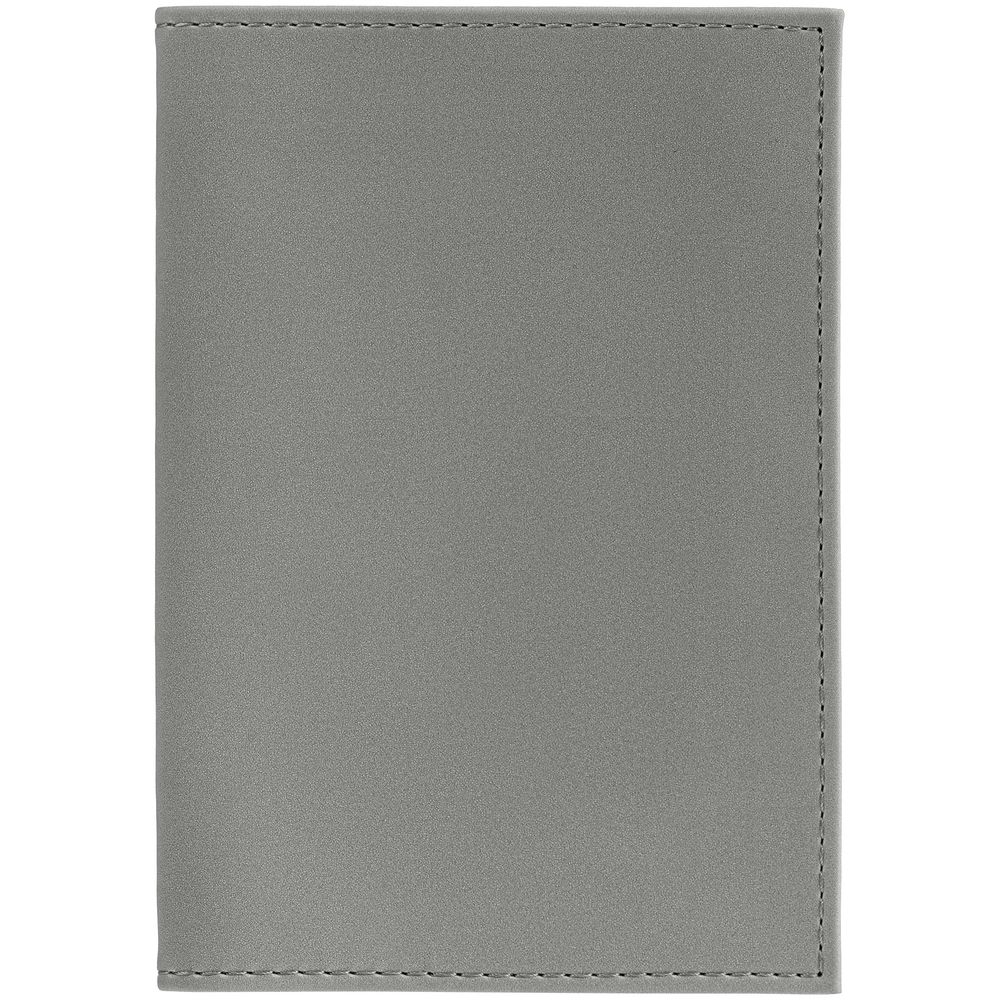 Обложка для паспорта Nubuk, светло-серая / Миниатюра WWW (1000)