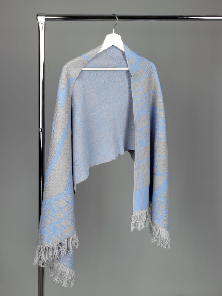 Палантин с бахромой на заказ Rinn Fint, полушерсть / Миниатюра WWW (1000)