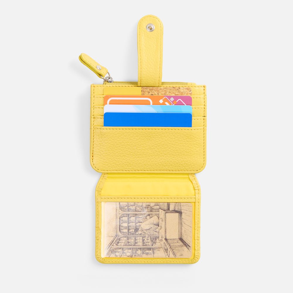 Картхолдер на молнии Unison, желтый / Миниатюра WWW (1000)
