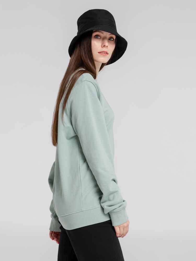 Свитшот унисекс BNC Organic, серо-зеленый / Миниатюра WWW (1000)