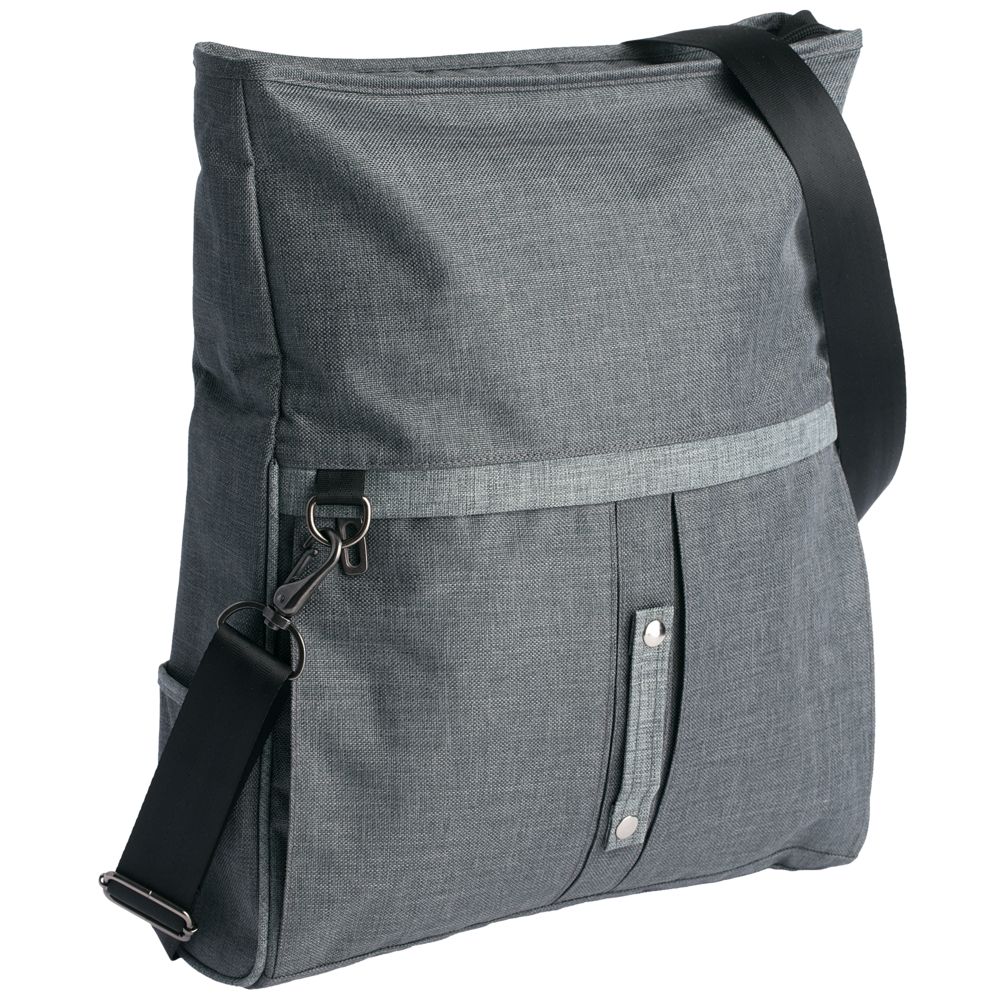 Сумка для ноутбука 2 в 1 twoFold, серая с темно-серым / Миниатюра WWW (1000)