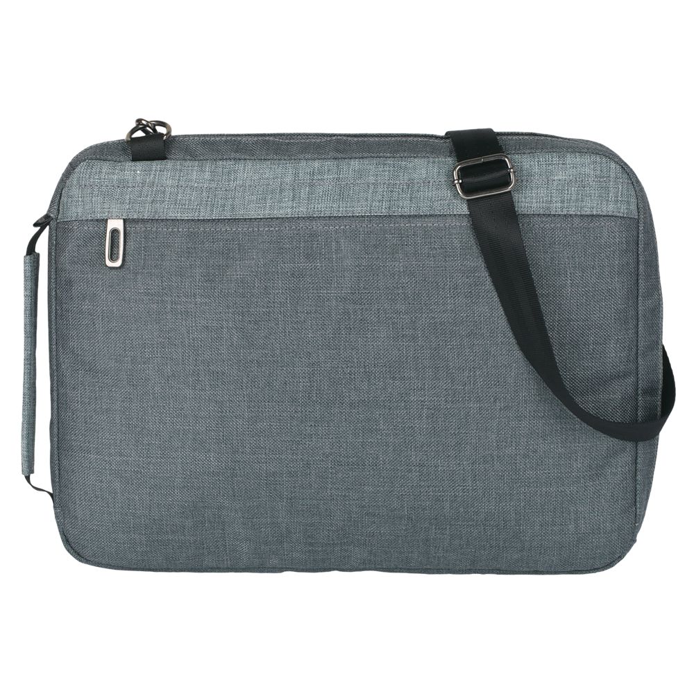 Конференц-сумка 2 в 1 twoFold, серая с темно-серым / Миниатюра WWW (1000)