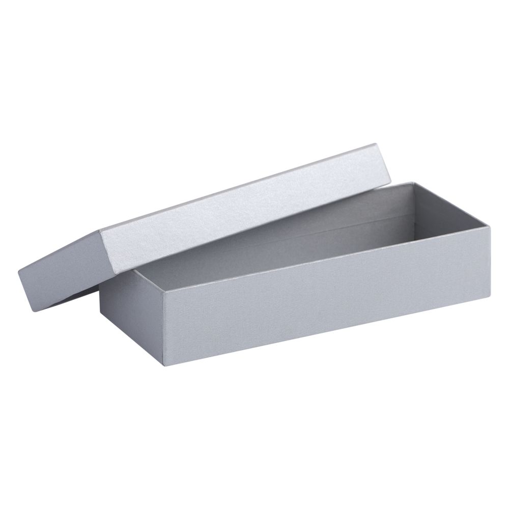 Коробка Mini, серебристая / Миниатюра WWW (1000)