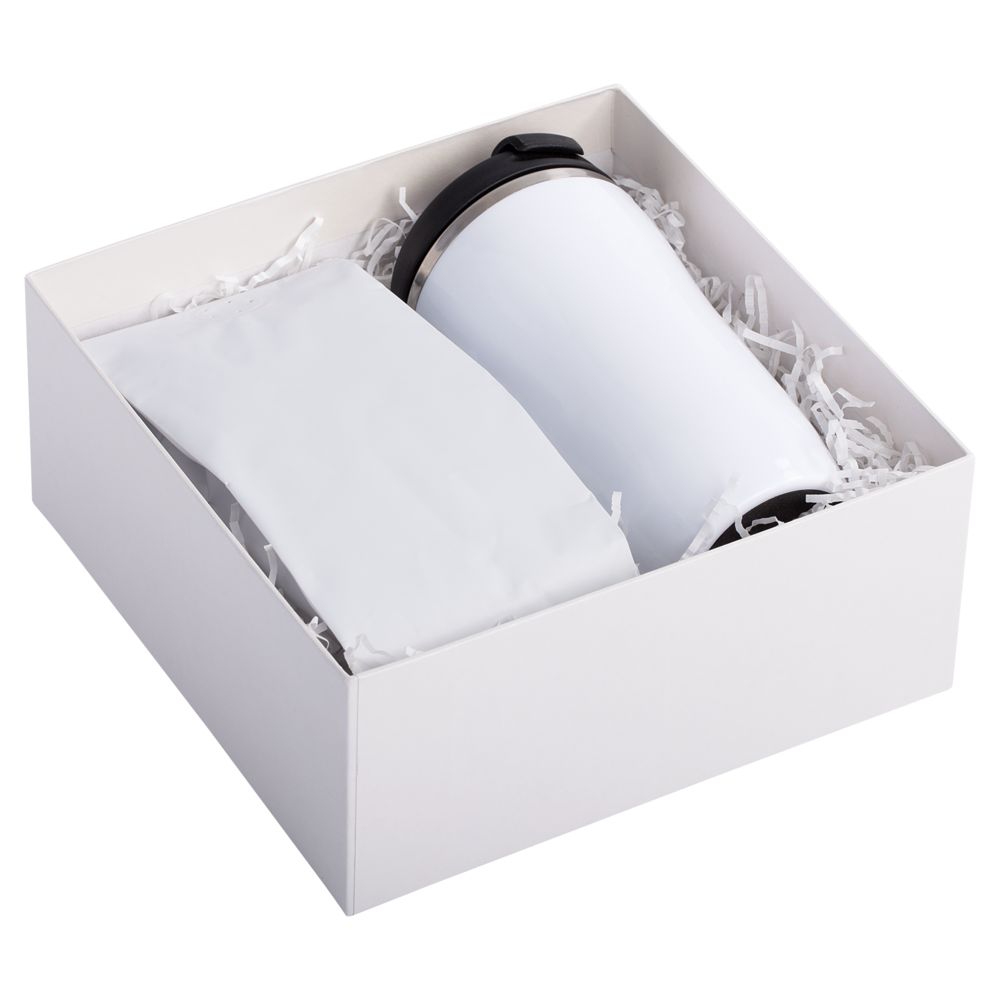 Набор Grain: термостакан и кофе, белый / Миниатюра WWW (1000)