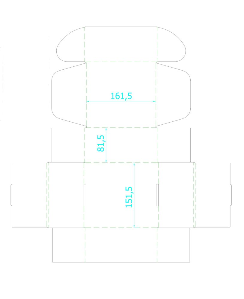 Коробка Piccolo, крафт / Миниатюра WWW (1000)
