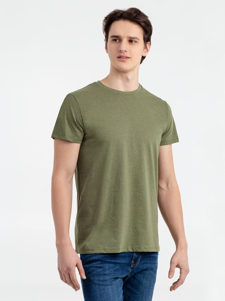 Футболка мужская Regent Fit 150, меланж хаки / Миниатюра WWW (1000)