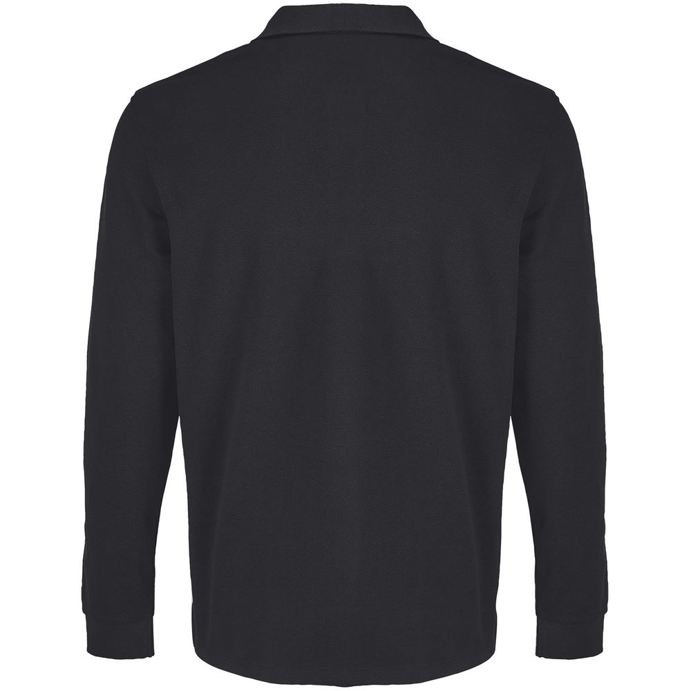 Рубашка поло унисекс с длинным рукавом Pacific LSL, черная / Миниатюра WWW (1000)