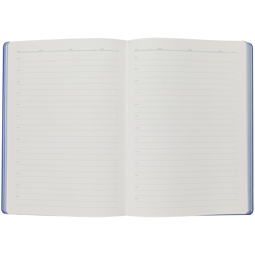 Ежедневник Flexpen, недатированный, серебристо-синий / Миниатюра WWW (1000)