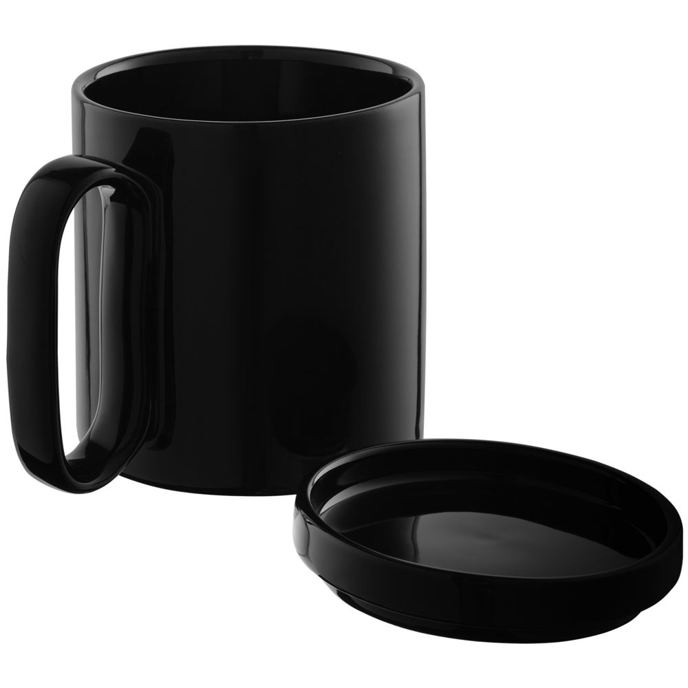 Кружка с подогревом и беспроводной зарядкой dualBase, черная / Миниатюра WWW (1000)