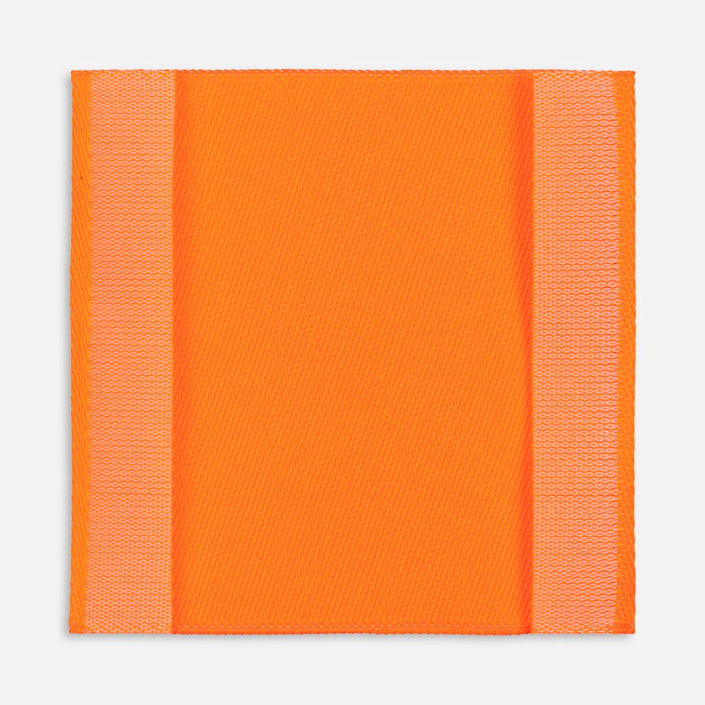 Лейбл тканевый Epsilon, L, оранжевый неон / Миниатюра WWW (1000)