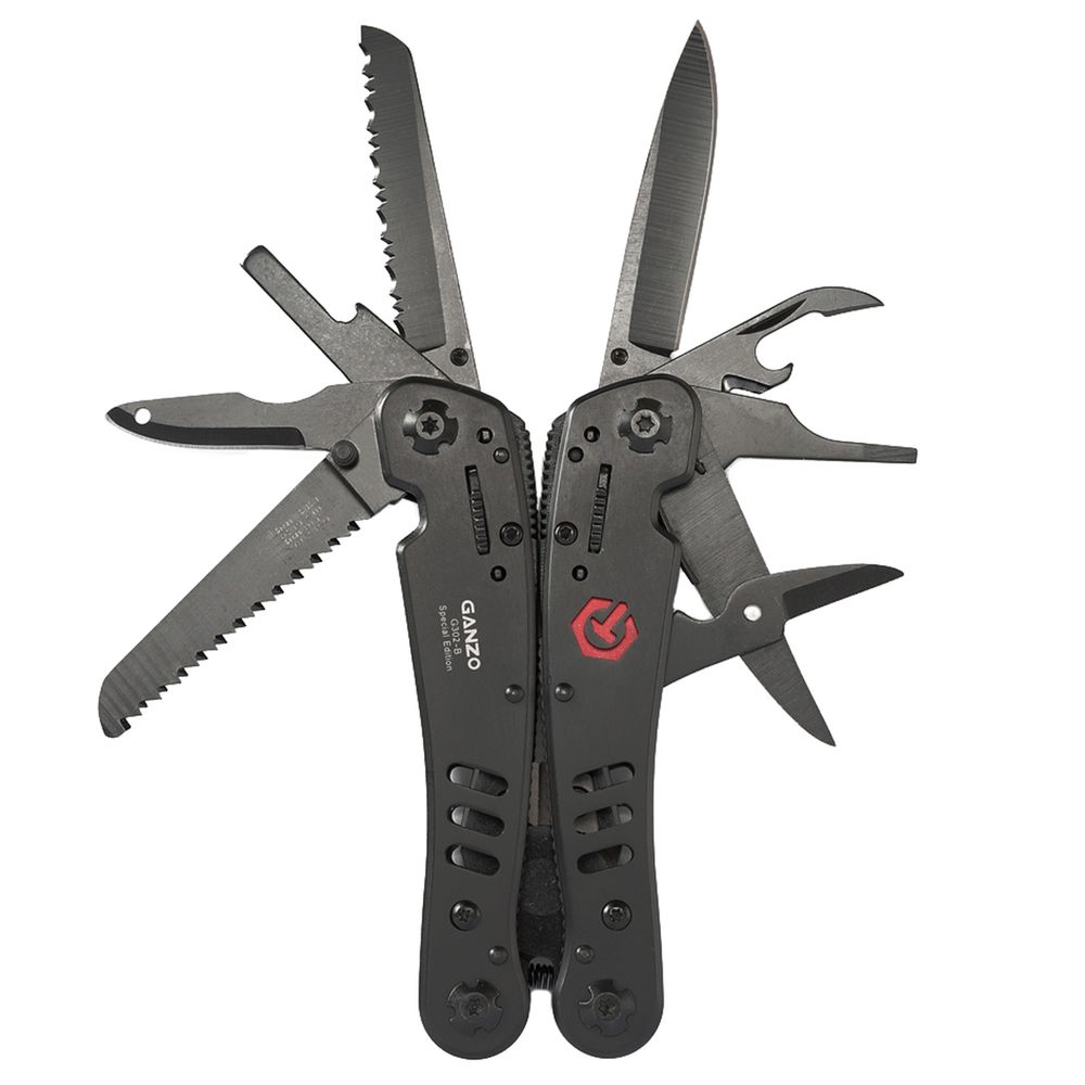 Мультитул Ganzo G302, черный / Миниатюра WWW (1000)