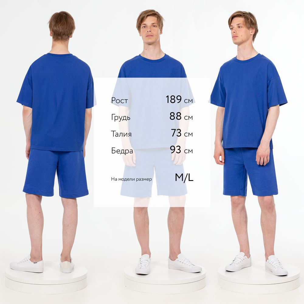 Футболка унисекс T3, синяя / Миниатюра WWW (1000)