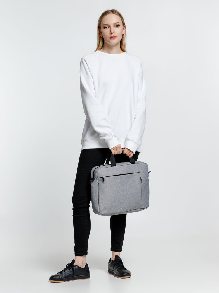 Сумка для ноутбука Burst Oneworld, серая / Миниатюра модельного (1000)
