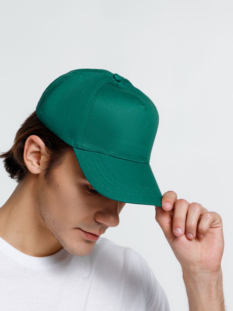 Бейсболка Promo, темно-зеленая / Миниатюра модельного (1000)