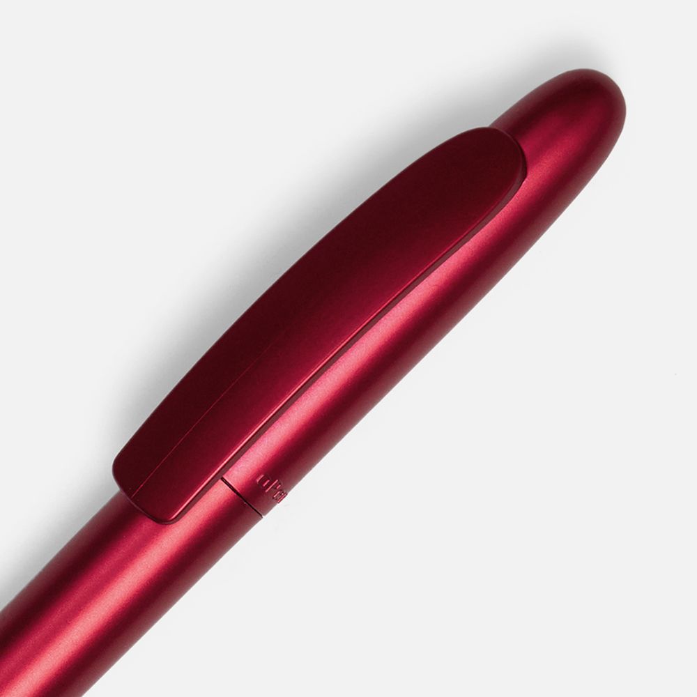 Ручка шариковая Moor Silver, красный металлик / Миниатюра WWW (1000)