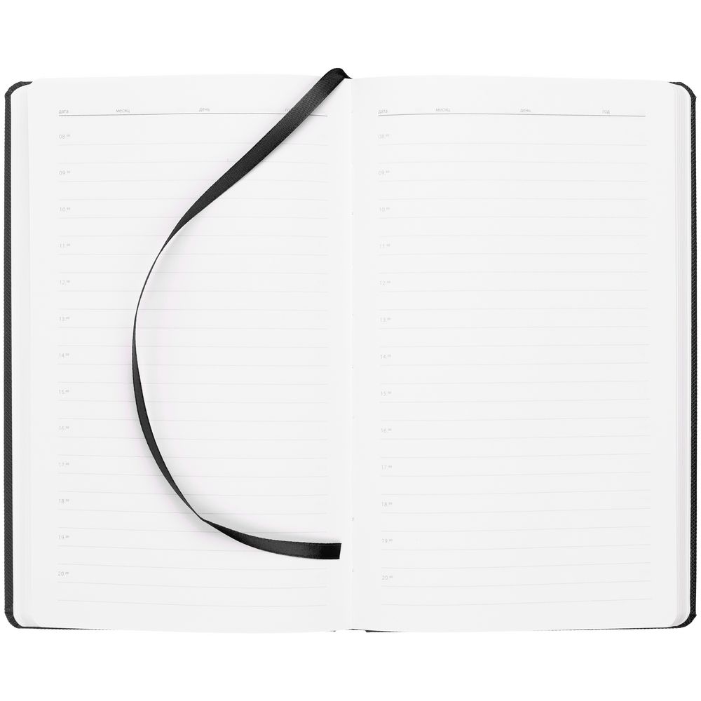 Ежедневник Grade, недатированный, черный / Миниатюра WWW (1000)