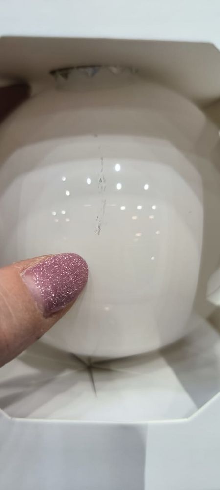 Оформительский шар Finery, 8 см, глянцевый белый / Миниатюра WWW (1000)