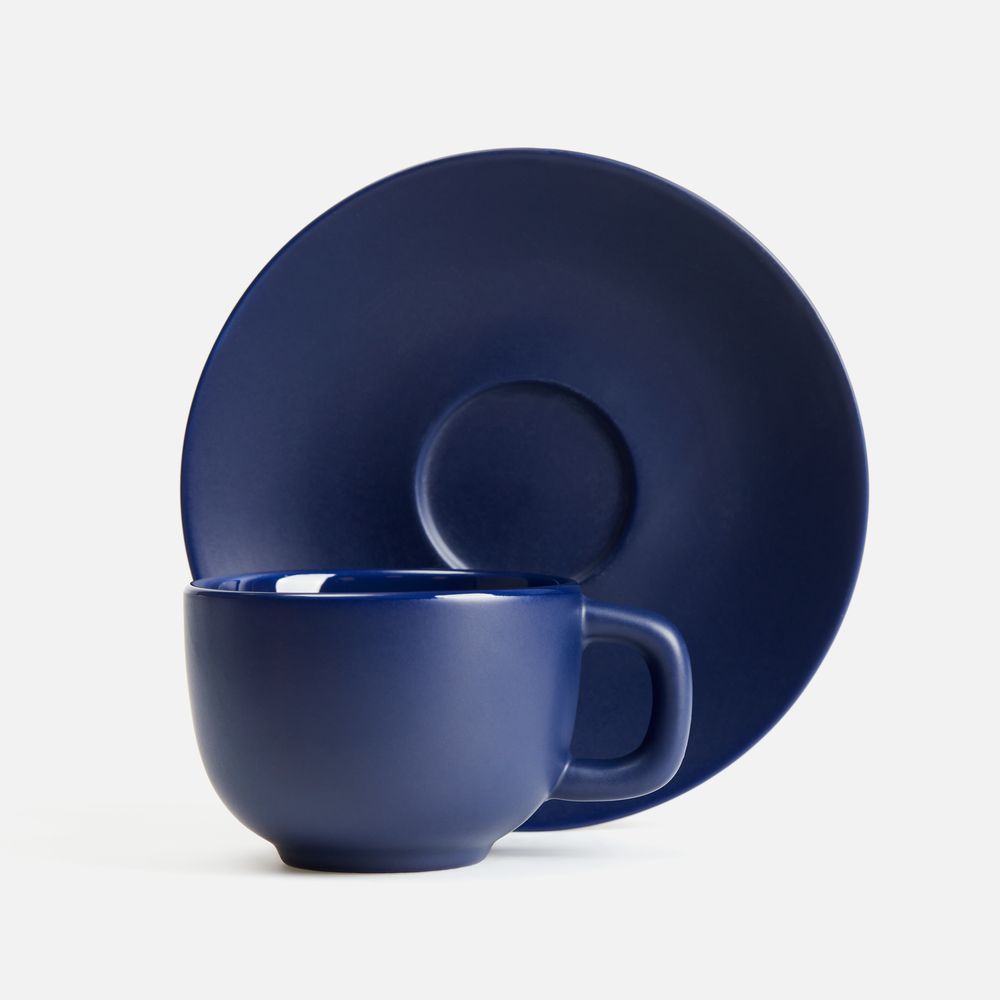 Чайная пара Stansa, темно-синяя / Миниатюра WWW (1000)