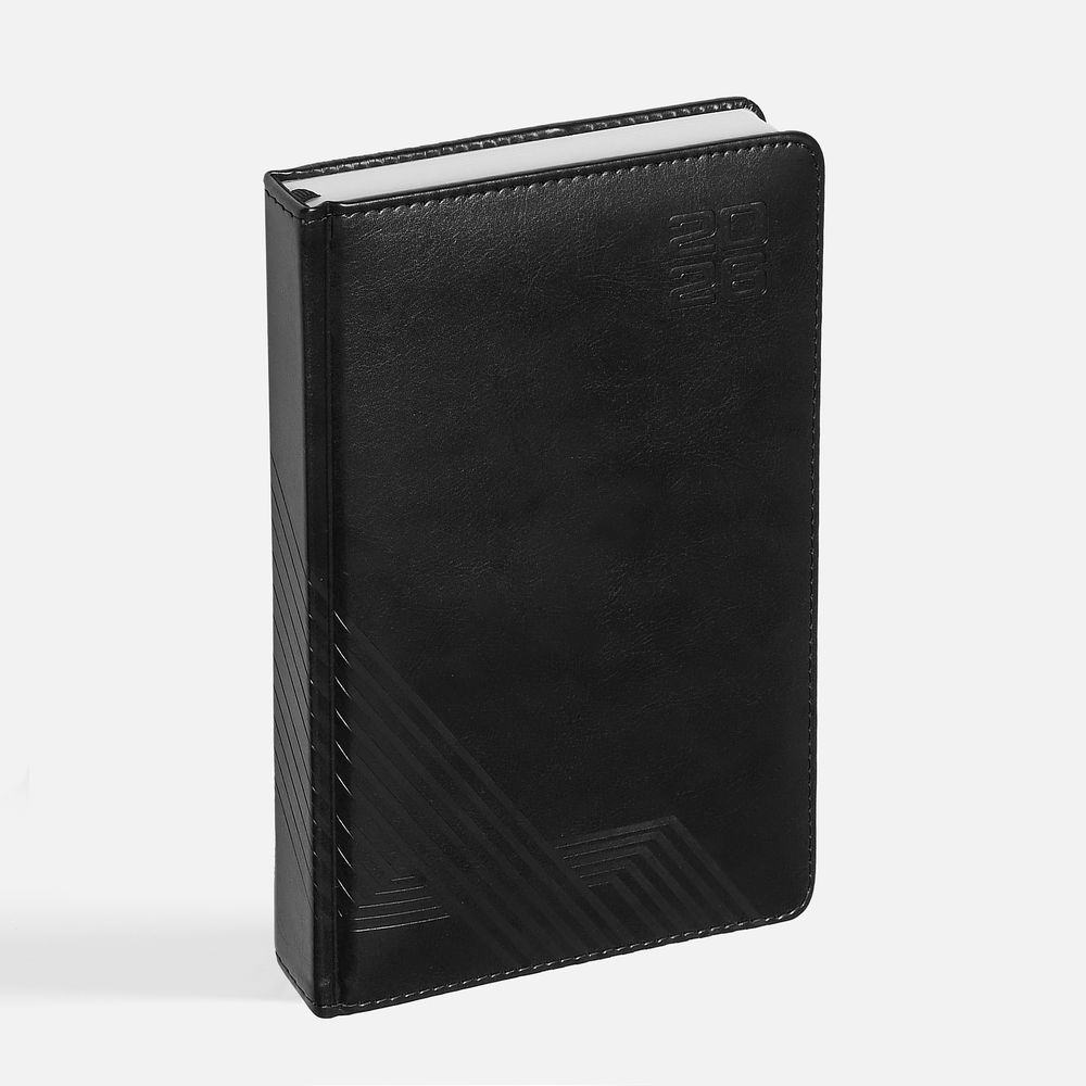 Ежедневник Faro, датированный, черный / Миниатюра WWW (1000)