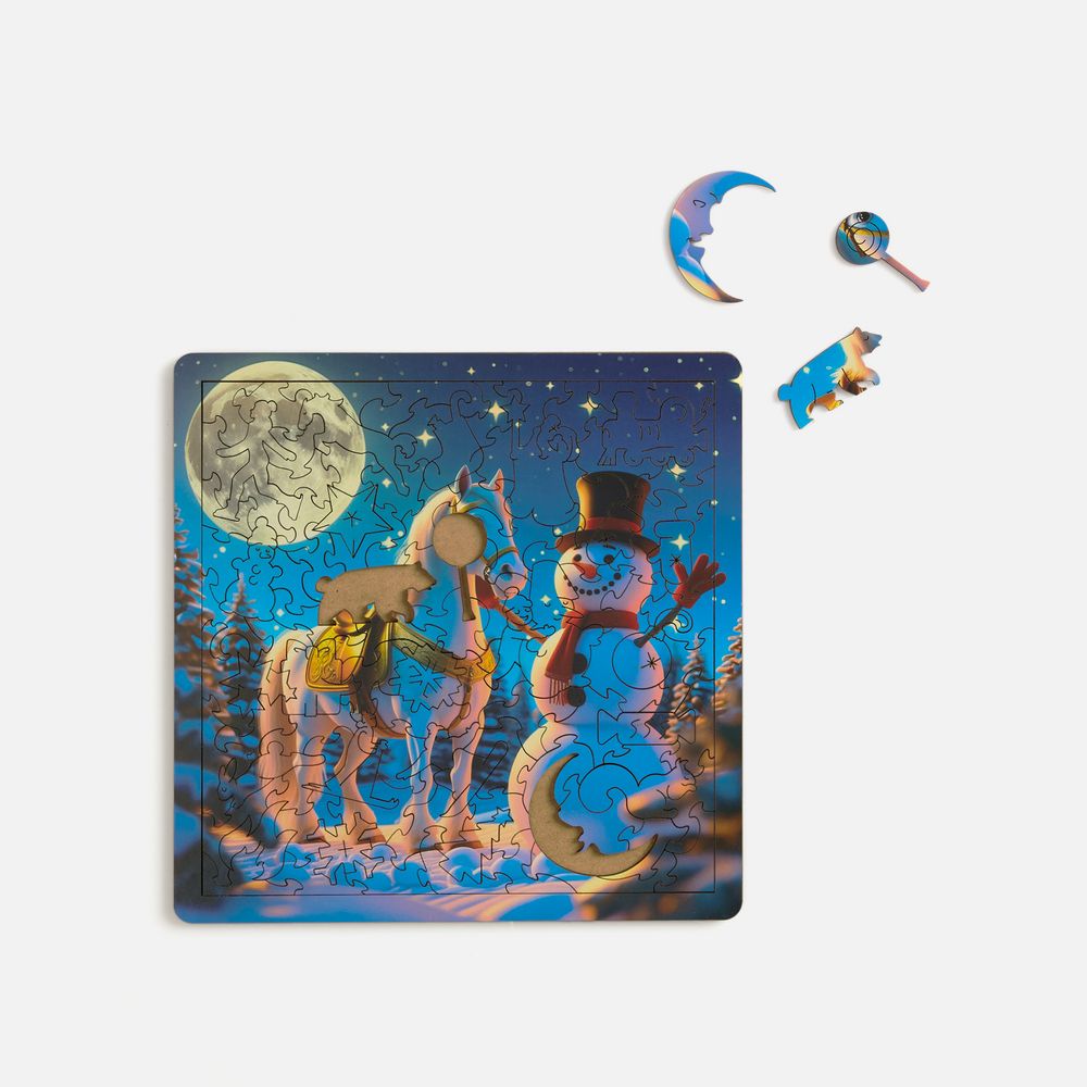 Деревянный пазл Woodsy Wonders на заказ / Миниатюра WWW (1000)