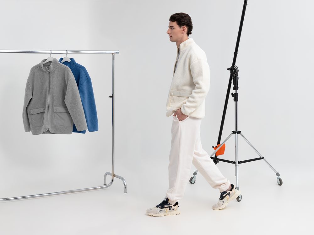 Куртка унисекс Oblako, молочно-белая / Миниатюра WWW (1000)