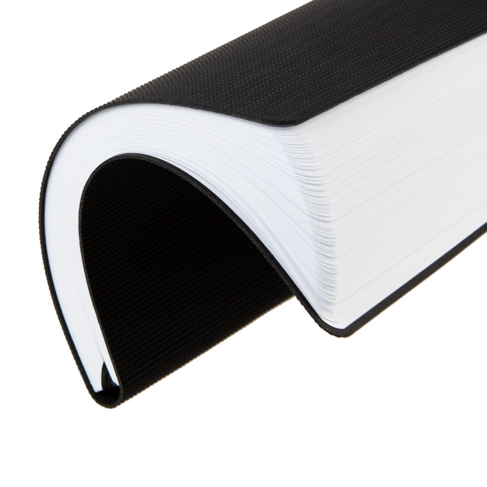 Ежедневник Knit, недатированный, черный / Миниатюра WWW (1000)