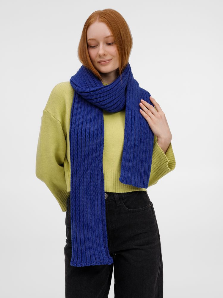 Шарф HappyGo, синий / Миниатюра WWW (1000)