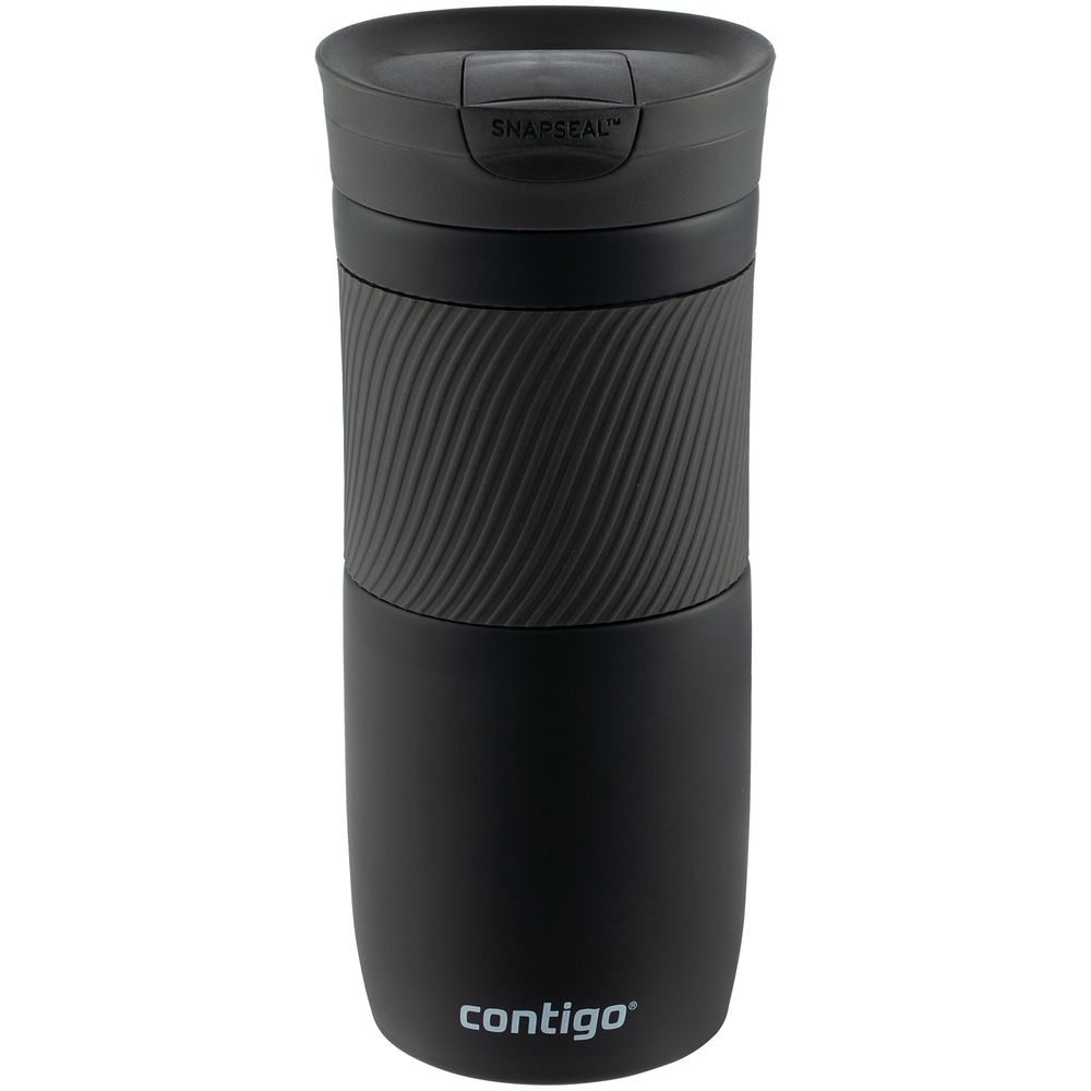 Термостакан Byron, вакуумный, герметичный, черный / Миниатюра WWW (1000)