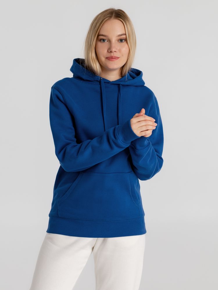 Толстовка с капюшоном унисекс King, ярко-синяя / Миниатюра WWW (1000)