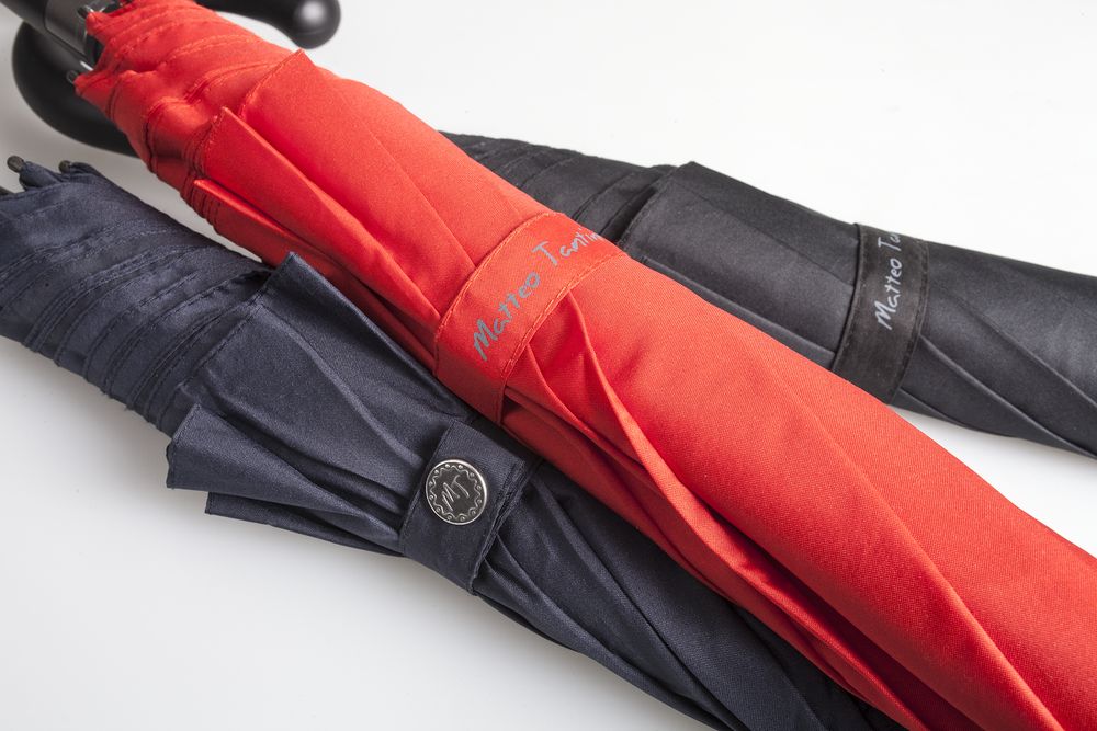 Зонт-трость Alessio, черный / Миниатюра WWW (1000)