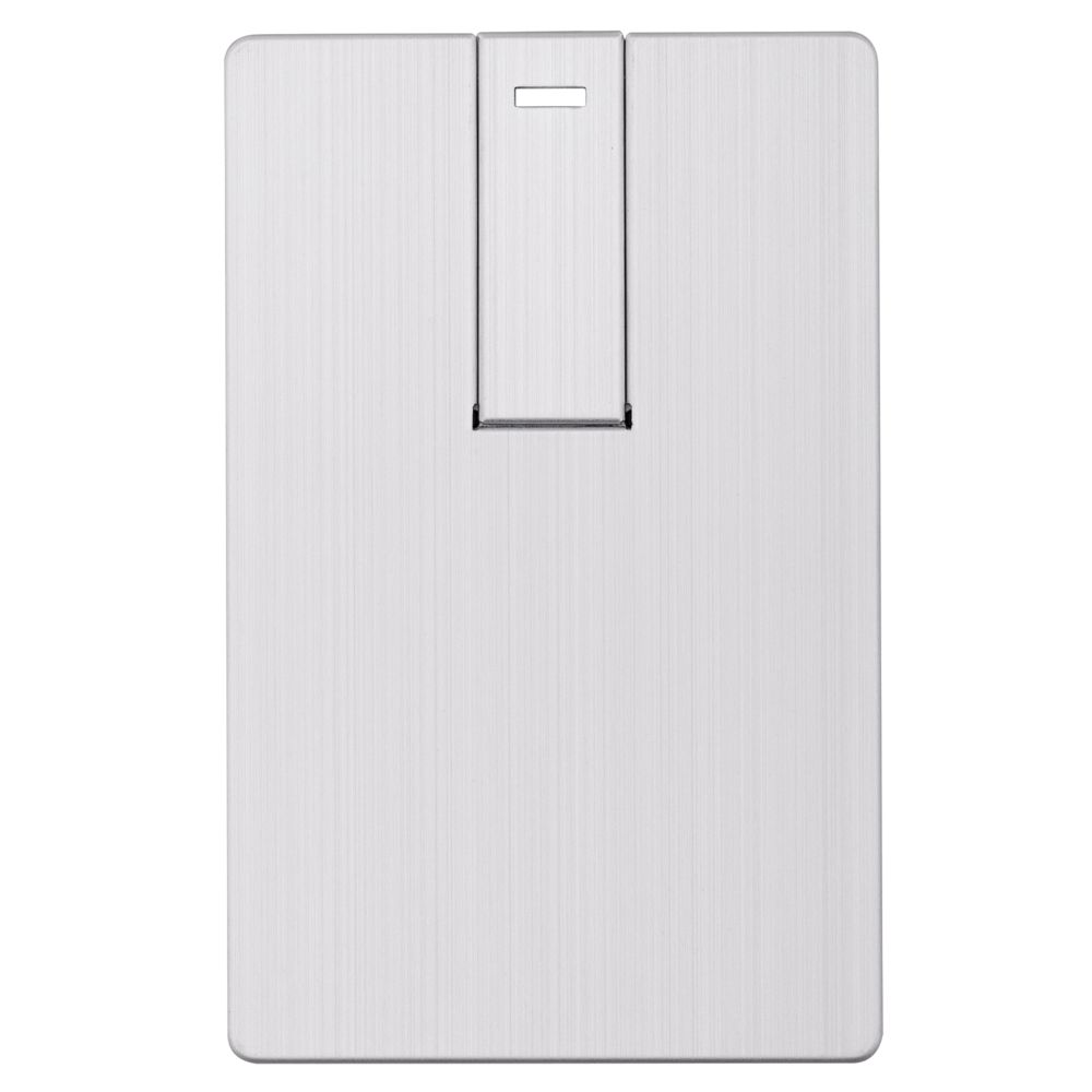 Флешка Platinum Card, 16 Гб, серебристая / Миниатюра WWW (1000)