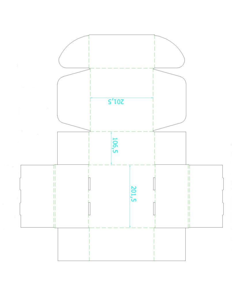 Коробка Medio, белая / Миниатюра WWW (1000)