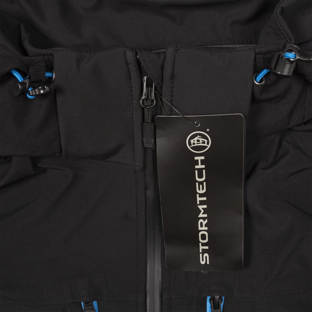 Куртка софтшелл женская Patrol, черная с синим / Миниатюра WWW (1000)